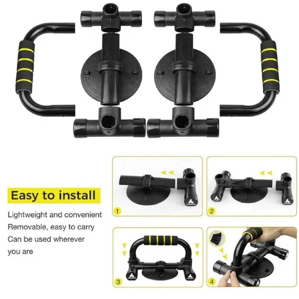 APPRETE Push Up Bars Strength Training, Push Up Handles for Floor Workouts - Picture 3 of 3